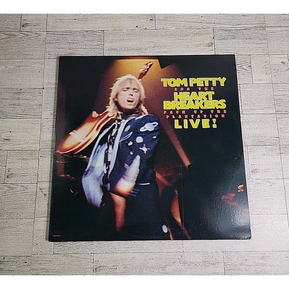 Tom Petty & The Heartbreakers Rock LP Pack Up The Plantation Live MCA 1985 Vinyl